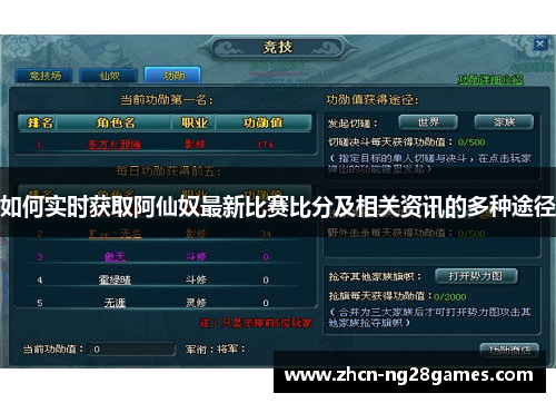 如何实时获取阿仙奴最新比赛比分及相关资讯的多种途径